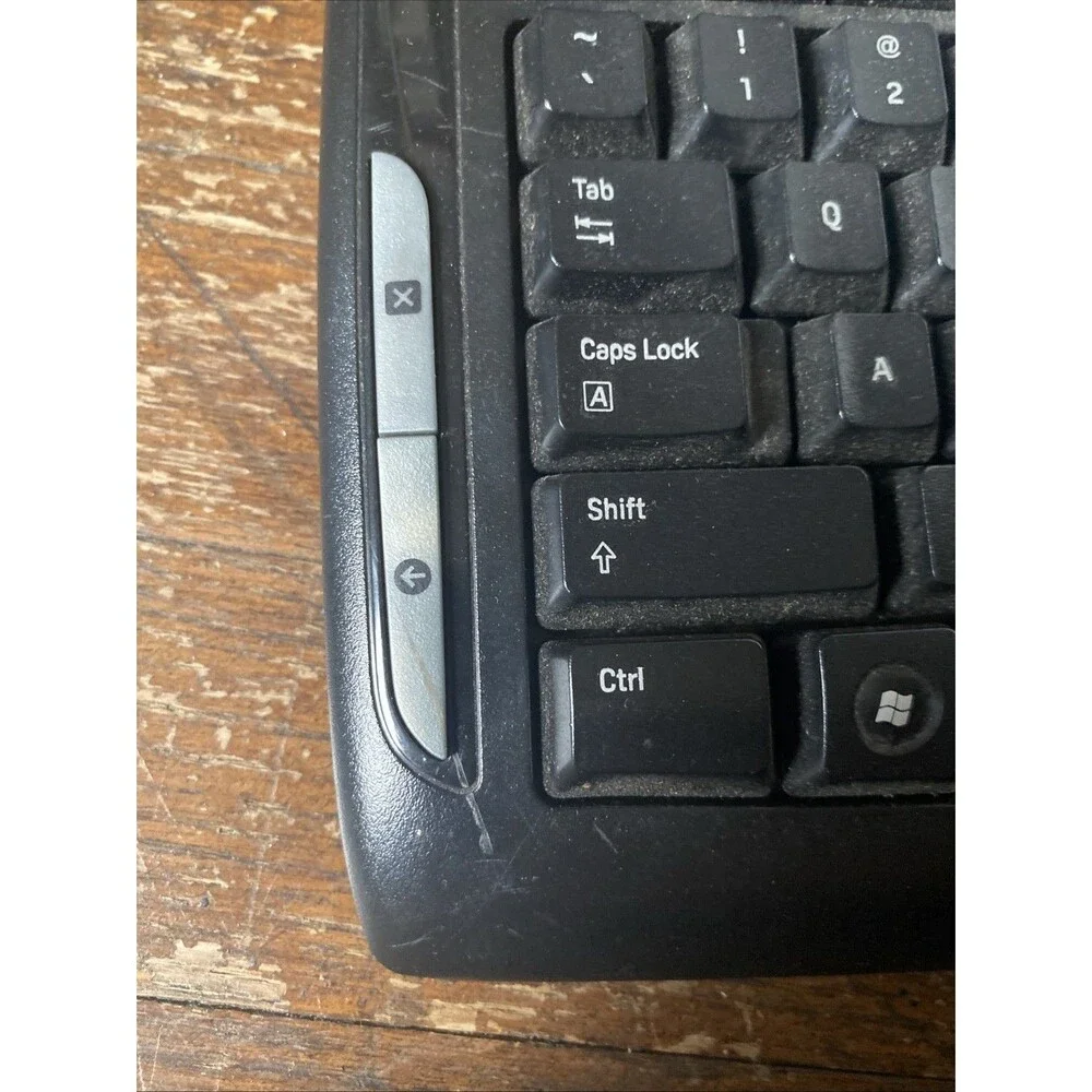 Logitech EX110 Cordless Desktop Wireless Keyboard No USB Receiver USED